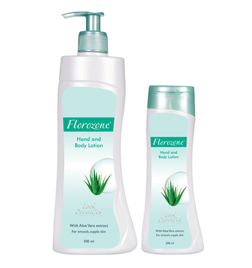 Florozone - Hand & Body Lotion with Aloe Vera