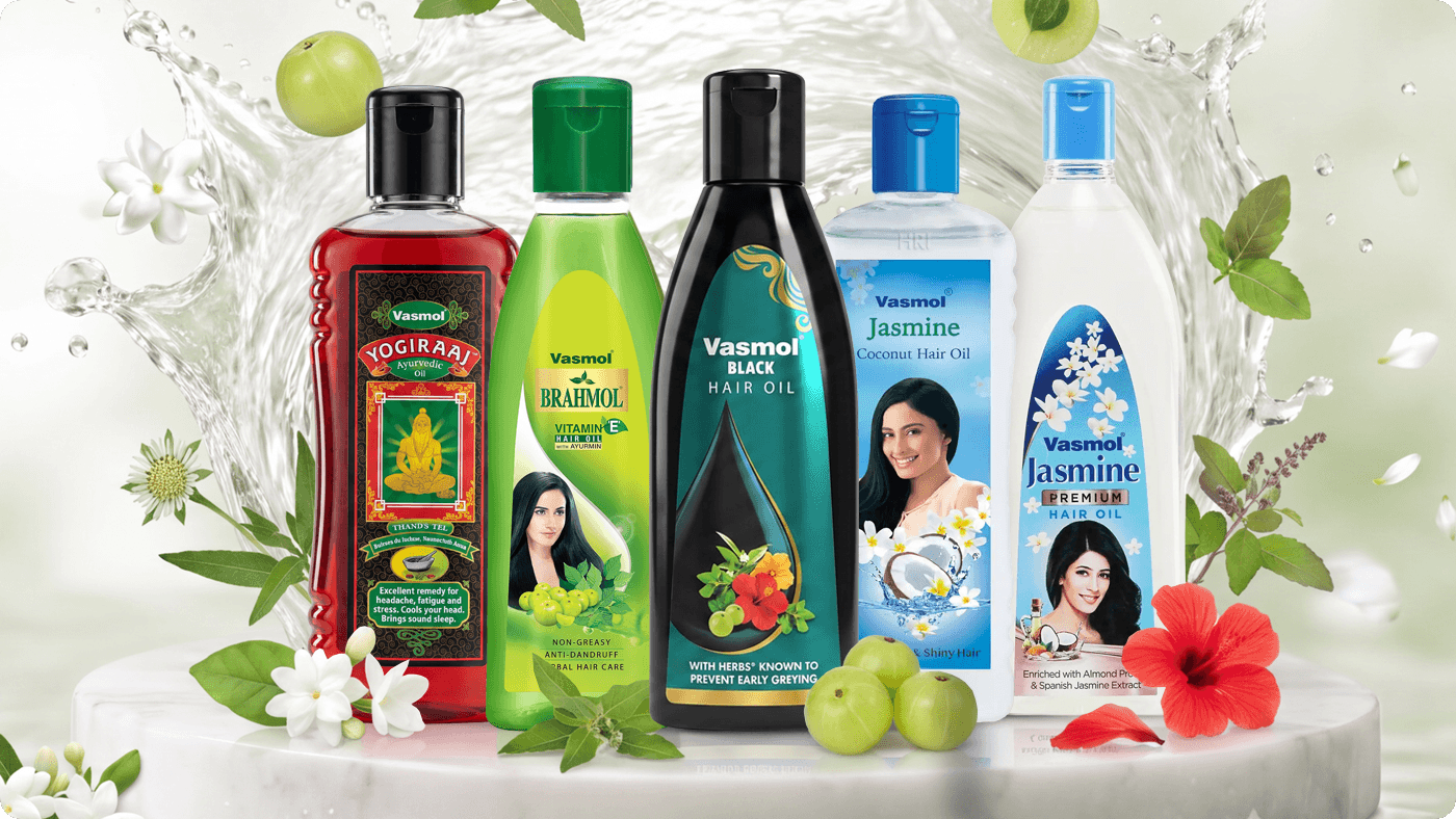 The early hair oil range